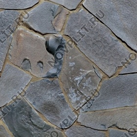 Дикий камень "Плитняк" шунгит тёмно-серый (чёрный) - 20 мм, шуба, необработанный