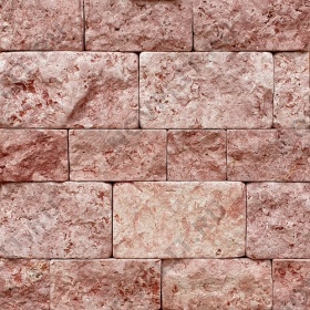 Плитка "Шуба состаренная" доломит малиновый с розовым - 100хПогон мм, шуба, галтованный, пиленый с 5 сторон