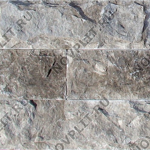 Плитка "Скала" доломит серый - 200хПогон мм, со сколом, пиленый с 5 сторон