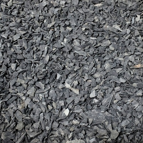 Шунгитовый щебень шунгит тёмно-серый (чёрный) - 10-20 мм, необработанный, дробленый